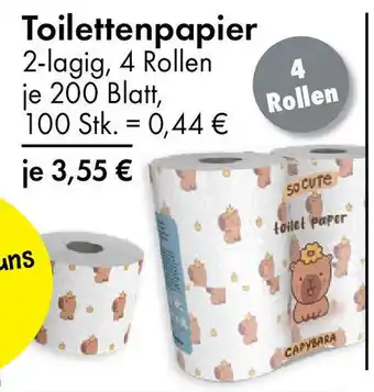 TEDi Toilettenpapier Angebot