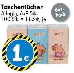 TEDi Taschentücher 6er- Pack Angebot