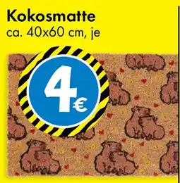 TEDi Kokosmatte Angebot