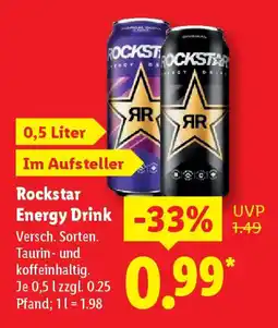 Lidl Rockstar Energy Drink Angebot