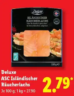 Lidl Deluxe ASC Isländischer Räucherlachs Angebot
