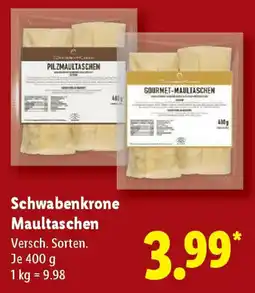 Lidl Schwabenkrone Maultaschen Angebot