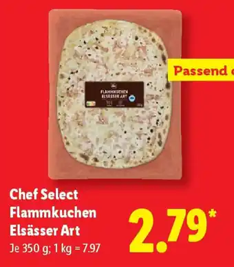 Lidl Chef Select Flammkuchen Elsässer Art Angebot