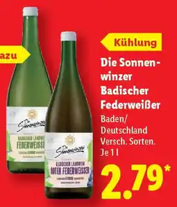 Lidl Die Sonnen- winzer Badischer Federweißer Angebot