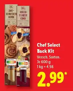Lidl Chef Select Back Kit Angebot