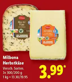 Lidl Milbona Herbstkäse Angebot