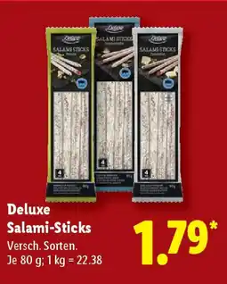 Lidl Deluxe Salami-Sticks Angebot