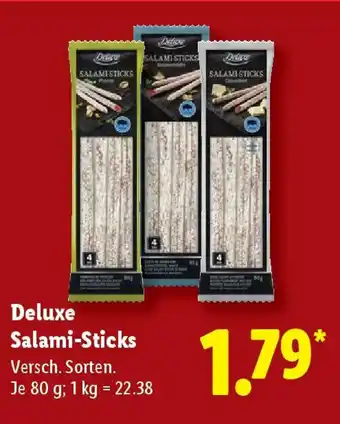 Lidl Deluxe Salami-Sticks Angebot