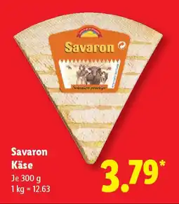 Lidl Savaron Käse Angebot