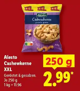 Lidl Alesto Cashewkerne XXL Angebot
