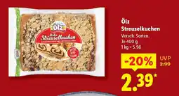 Lidl Ölz Streuselkuchen Angebot
