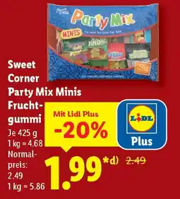 Lidl Sweet Corner Party Mix Minis Frucht- gummi Angebot
