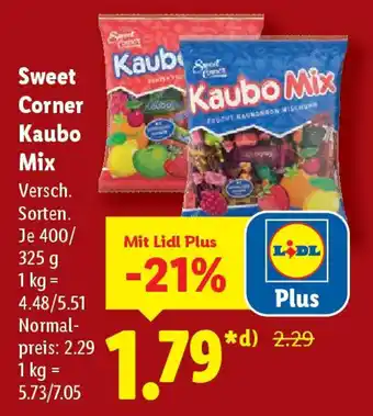 Lidl Sweet Corner Kaubo Mix Angebot