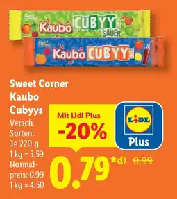 Lidl Sweet Corner Kaubo Cubyys Angebot
