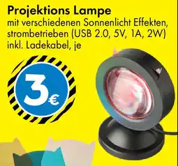 TEDi Projektions Lampe Angebot
