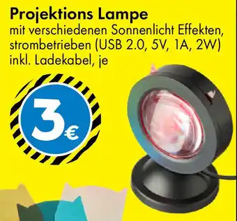 TEDi Projektions Lampe Angebot