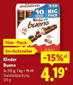 Lidl Kinder Bueno Angebot
