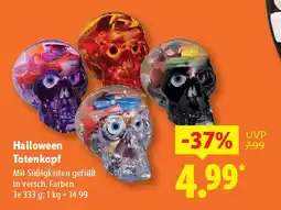 Lidl Halloween Totenkopf Angebot