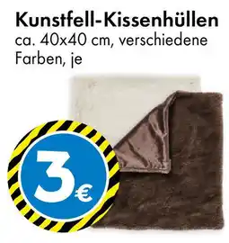 TEDi Kunstfell-Kissenhüllen Angebot