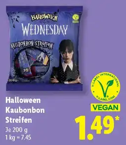 Lidl Halloween Kaubonbon Streifen Angebot