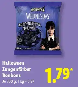 Lidl Halloween Zungenfärber Bonbons Angebot