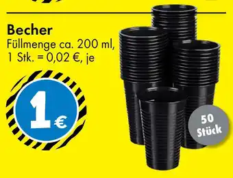 TEDi Becher Angebot