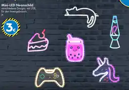 TEDi Mini-LED Neonschild Angebot