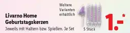 Lidl Livarno Home Geburtstagskerzen Angebot