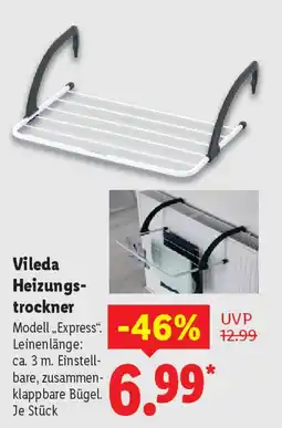 Lidl Vileda Heizungs- trockner Angebot
