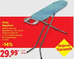 Lidl Vileda Bügeltisch Angebot