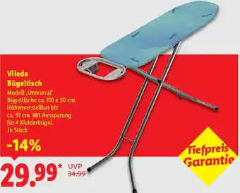 Lidl Vileda Bügeltisch Angebot