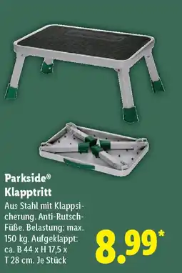 Lidl Parkside Klapptritt Angebot