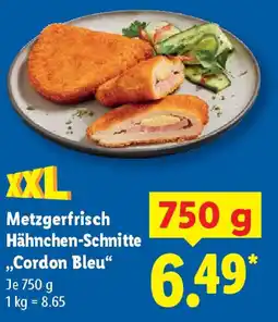 Lidl Metzgerfrisch Hähnchen-Schnitte ,,Cordon Bleu Angebot