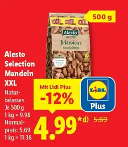 Lidl Alesto Selection Mandeln XXL Angebot