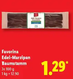 Lidl Favorina Edel-Marzipan Baumstamm Angebot