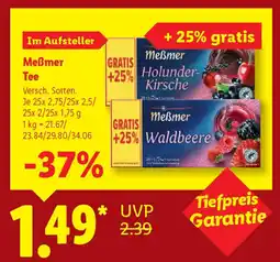 Lidl Meẞmer Tee Angebot