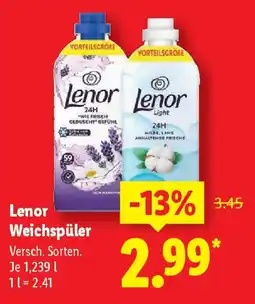 Lidl Lenor Weichspüler Angebot