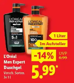 Lidl L'Oréal Men Expert Duschgel Angebot
