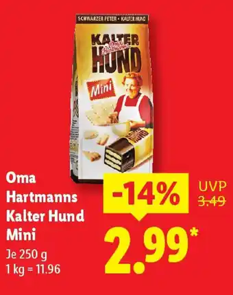 Lidl Oma Hartmanns Kalter Hund Mini Angebot