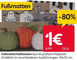Rusta Fuẞmatte Halloween Angebot