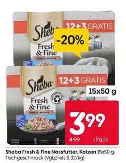Rusta Sheba Fresh & Fine Nassfutter, Katzen Angebot