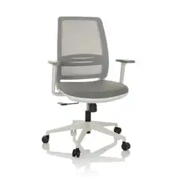 Netto Marken-Discount hjh OFFICE Home Office Bürostuhl PROFONDO ECO W Stoff / Netzstoff mit Armlehnen Angebot