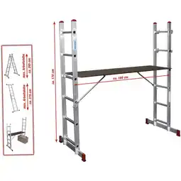 toom Baumarkt Krause Leiterngerüst 'Corda' 2 x 6 Sprossen Angebot