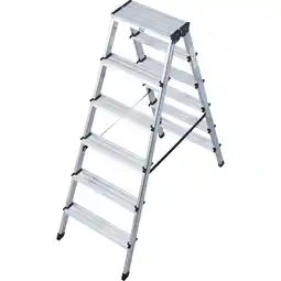 toom Baumarkt Krause Doppelstufenleiter 'Dopplo' 2 x 6 Stufen 285 cm Angebot