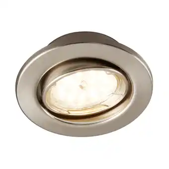 toom Baumarkt toom LED-Einbauleuchten-Set nickelfarben Ø 8,6 cm 3 Stück Angebot