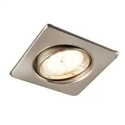toom Baumarkt toom Einbauleuchte nickelfarben 8,6 x 8,6 cm Angebot