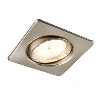 toom Baumarkt toom Einbauleuchte nickelfarben 8,3 x 8,3 cm Angebot