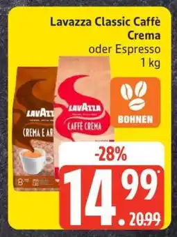 Edeka Lavazza Classic Caffè Crema oder Espresso Angebot