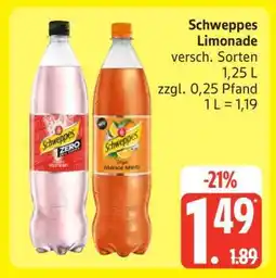 Edeka Schweppes Limonade Angebot