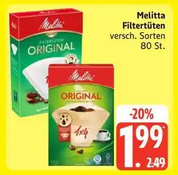Edeka MELITTA Filtertüten Angebot